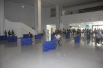上图为：手推轮椅比赛 - 残疾人联合会