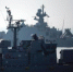 资料图：韩国大青岛，韩国军舰停泊于朝韩边界海域。 - 浙江网