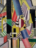 由法国最早立体主义运动领袖之一费尔南德•莱热 （Fernand Leger） 于 1918 年 4 月绘制的布面油画杰作《火炉》 （The Stove），尺寸为 61 x 50.1 厘米。 - 文化厅