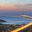 舟山跨海大桥夜景。洪晓明 摄 - 浙江网