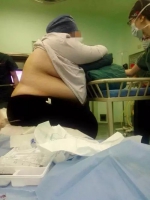 浙大妇院14日救治的这位产妇体重达260斤。 医院供图 - 浙江网
