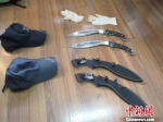 图为：犯罪嫌疑人作案时所用工具。　杭州市下城区公安分局 摄 - 浙江新闻网