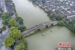 图为大运河拱宸桥全景。　陆健　摄 - 浙江新闻网