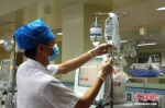 资料图：医护人员在用针管抽取药剂。朱柳融 摄 - 浙江新闻网