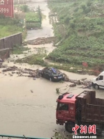 6月9日8时至12日7时，浙江省面雨量55毫米，目前已有21个乡镇累计雨量超过100毫米。　吕佩巧 摄 - 浙江新闻网