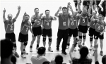 浙江男子气排球队拿到了天津全运会的金牌 - 省体育局