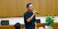 图为：在杭州发展的香港创业者欧镇江正在分享创业心得。王远 - 浙江新闻网