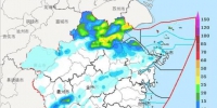 浙江12小时雨量分布图　浙江天气网提供　摄 - 浙江新闻网