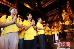 台湾青年在西安大雁塔下体验佛教传统文化 - 佛教在线