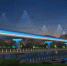 凤起路立交桥亮灯示意图。杭州市城管委提供 - 浙江新闻网