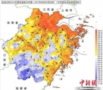 24日浙江高温分布图。浙江省气象局提供 - 浙江新闻网