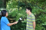 湖州电视台深入龙山林场采访安吉县“林长制”工作 - 林业厅