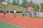 图为：男子200米决赛正在杭州师范大学进行。王远 - 浙江新闻网
