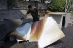 金华消防开展阻燃材料对比实验 岩棉夹芯板更“耐火” - 浙江新闻网