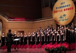 浙江音乐学院八秒合唱团上场表演。涂艺 - 浙江新闻网