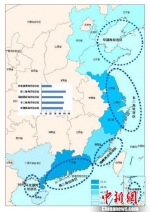 图为2015年中国五个经济区区域海洋创新指数 李先杰供图 - 浙江新闻网