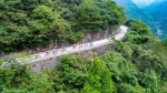 骑行队伍在山间公路 仙居摄影家协会 - 浙江新闻网