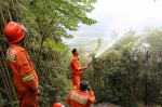 安吉县林业局组织直属森林消防队进行消防实战演练 - 林业厅