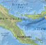巴布亚新几内亚东部新不列颠岛地区附近海域发生5.3级地震。(图片来源：美国地质勘探局网站截图) - 浙江新闻网