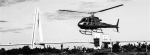 程伟士公司买的直升机正在作业。 程伟士供图 - 浙江新闻网