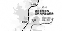 湖州至杭州西站至杭黄铁路连接线走向确定 - 杭州网