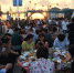 图为妈祖巡安前的渔民“千人宴”。 林波 摄 - 浙江新闻网