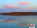 图为湿地水面清晨美景。　吴学珍 摄 - 浙江新闻网