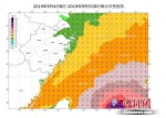 4日8时至5日8时浙江极大风预报图。浙江气象 供图 - 浙江新闻网