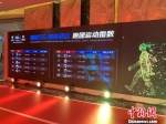杭州亚组委活动现场，佩戴智能手环的运动员生理指数可以实时呈现。（资料图） 张斌 摄 - 浙江网
