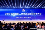 2019年杭州国际人才交流与项目合作大会现场。主办方供图 - 浙江网