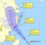 第4号台风“黑格比”路径图。　浙江省气象台供图　摄 - 浙江新闻网