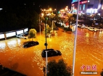 雷阵雨致福建宁德市区路段积水严重 - 浙江新闻网