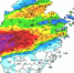 昨天（24日）衢州、金华、杭州、嘉兴等地出现较大范围暴雨 今天浙北南部到浙南北部一带仍有强降雨 - 气象