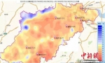25日杭州高温分布图。杭州市气象局提供 - 浙江新闻网