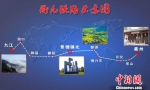 衢九铁路示意图。中国铁路上海局集团有限公司供图 - 浙江网